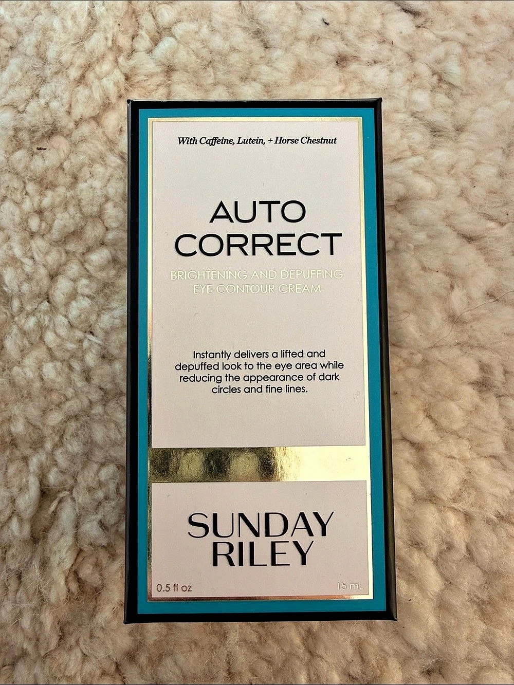 Sunday Riley Auto Correct Brightening and Depuffing Eye Contour Cream